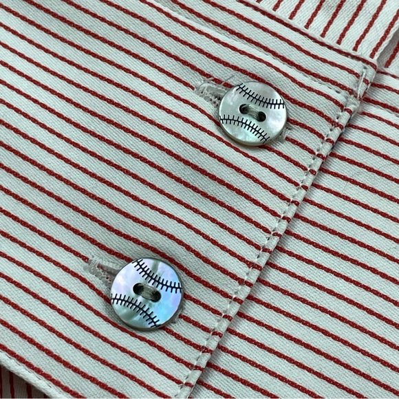 Robert Graham Atlanta Braves Button Down Shirt 2XL NWT NEW - Picture 6 of 8